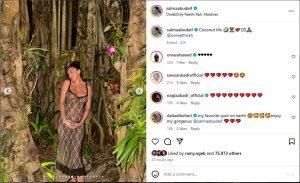 سلمى أبو ضيف توثّق إجازتها في المالديف وتستعرض حملها