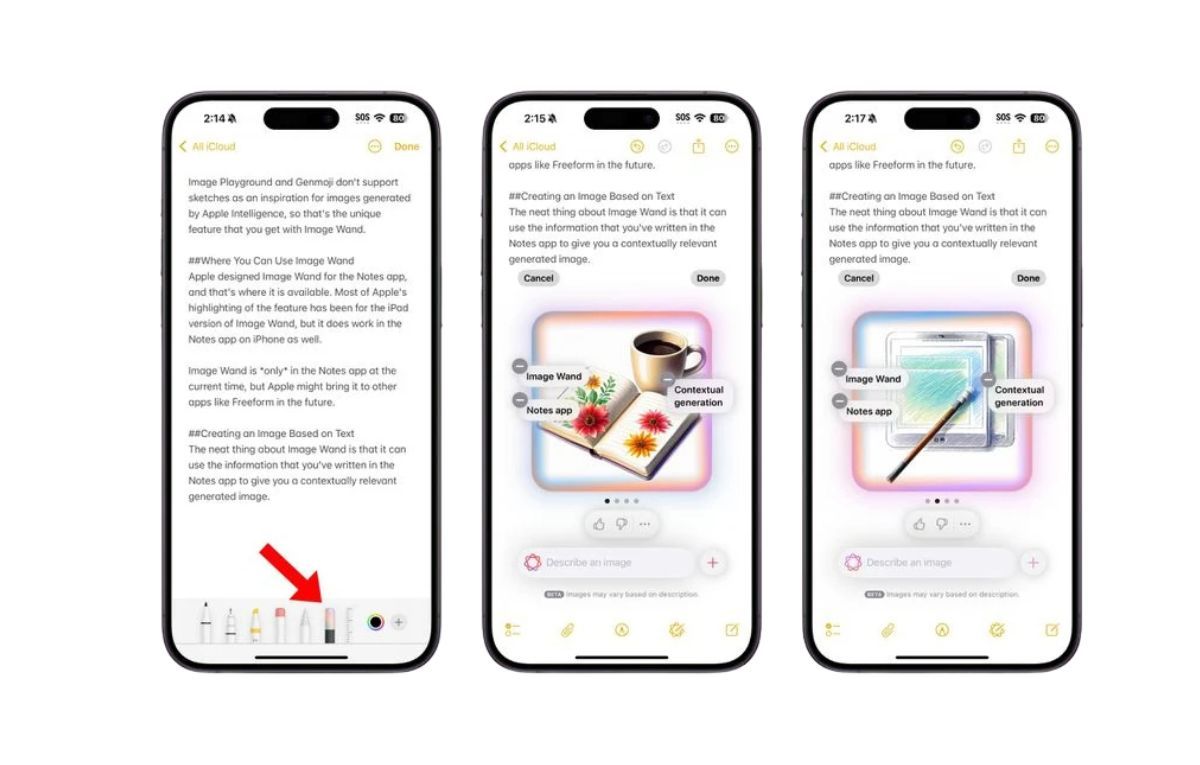 كل ما تحتاج إلى معرفته عن Image Wand.. أداة الذكاء الاصطناعي الجديدة في iOS 18.2 - موقع الخليج الان