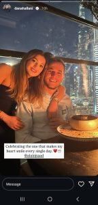 إبنة عاصي الحلاني احتفلت بعيد ميلاد خطيبها… وهذا ما قالته عنه (صورة)