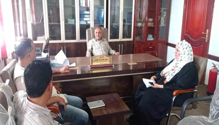 تربية لحج تبحث مع منظمة دولية سبل تحسين وتطوير التعليم