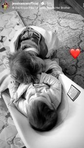 يأسران القلوب.. جيسيكا عازار تنشر فيديو لولديها فهد وشانا تعرفوا إليهما