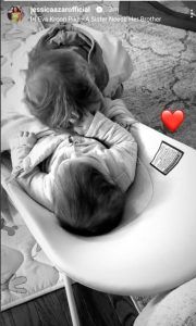 يأسران القلوب.. جيسيكا عازار تنشر فيديو لولديها فهد وشانا تعرفوا إليهما