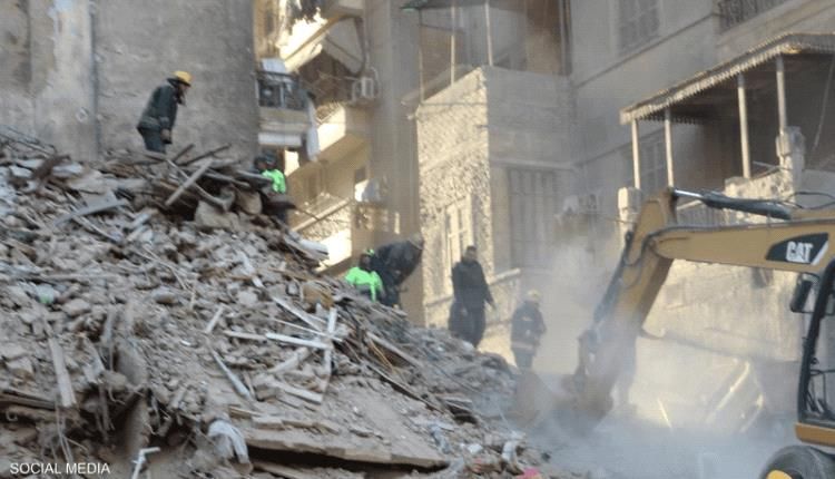 قتلى وجرحى أثر انهيار مبنى في القاهرة