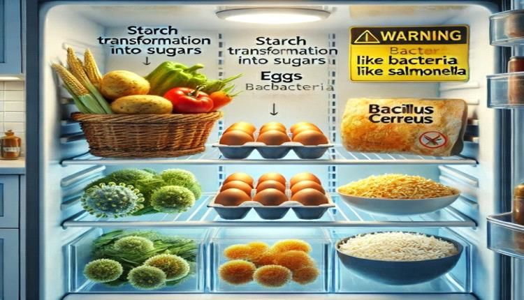 الأرز المطبوخ والبيض في الثلاجة... كيف يتحولان إلى خطر؟