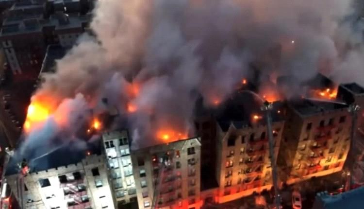 حرائق أمريكا تتوسع وتلتهم حي سكني في نيويورك