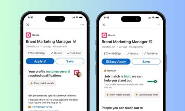 لينكدإن تقدّم أدوات ذكاء اصطناعي مجانية لمساعدة الباحثين عن عمل - موقع الخليج الان