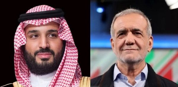 بن سلمان لبزشكيان: العالم الإسلامي مجتمع على دعم إيران ضد الاعتداءات الإسرائيلية - الخليج الان