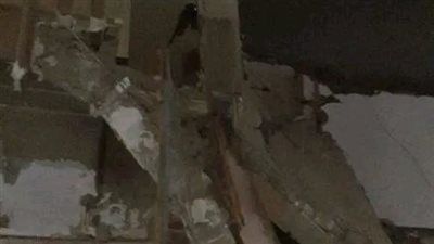 انهيار عقار سكني مكون من 5 طوابق في السيدة زينب - الخليج الان