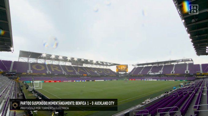 إيقاف مباراة بنفيكا وأوكلاند سيتي في كأس العالم للأندية بسبب سوء أحوال الطقس - الخليج الان