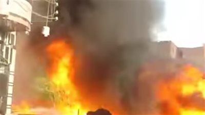 اندلاع حريق ضخم شقة سكنية بحلوان ومصرع شخص - الخليج الان