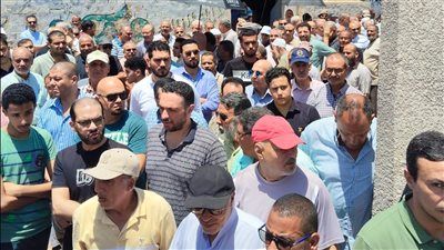 تشييع جنازة والدة المتحدث الرسمي باسم وزارة الزراعة في كفر الشيخ - الخليج الان