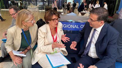 وزير الزراعة يلتقي نظيرته الفرنسية لبحث التعاون المشترك على هامش إجتماعات روما - الخليج الان