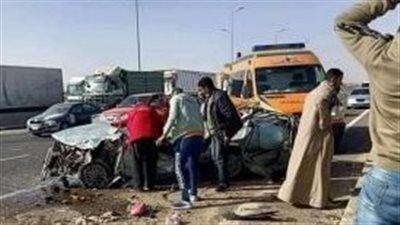 مصرع وإصابة 3 في حادث إنقـ ـلاب دراجة بطريق القاهرة الفيوم - الخليج الان