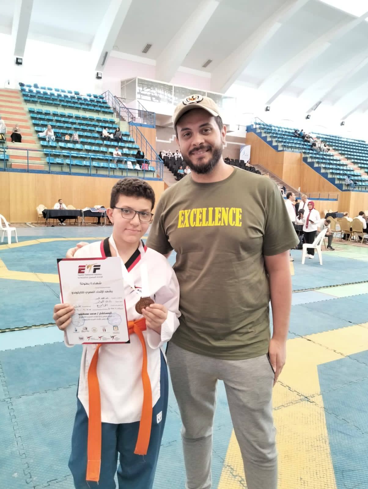 67 ميدالية متنوعة.. تايكوندو نادي الحوار يحصد الذهب في بطولة وسط الدلتا - الخليج الان