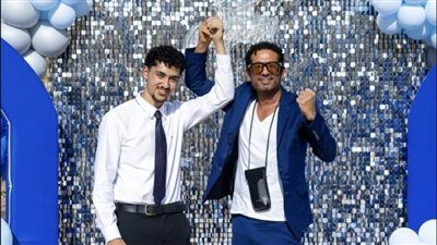 بالصور.. عمرو سعد يحتفل بتخرج نجله رابي: مبروك ياصاحبي - الخليج الان