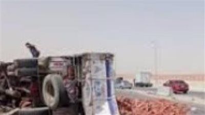 كارثة سيارة الطوب.. مصرع 3 أشخاص وإصابة 4 آخرين في حادث أليم بالمنيا - الخليج الان