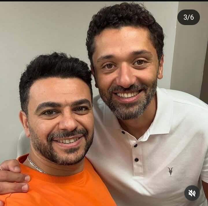 زوجة كريم الحسيني تتعرض لوعكة صحية وكريم محمود عبد العزيز يزورها بالمستشفى - الخليج الان