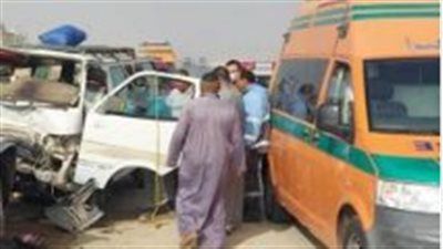 عمل حادثة بالميت.. انقـ ـلاب سيارة نقل موتى بجثمان في قنا - الخليج الان