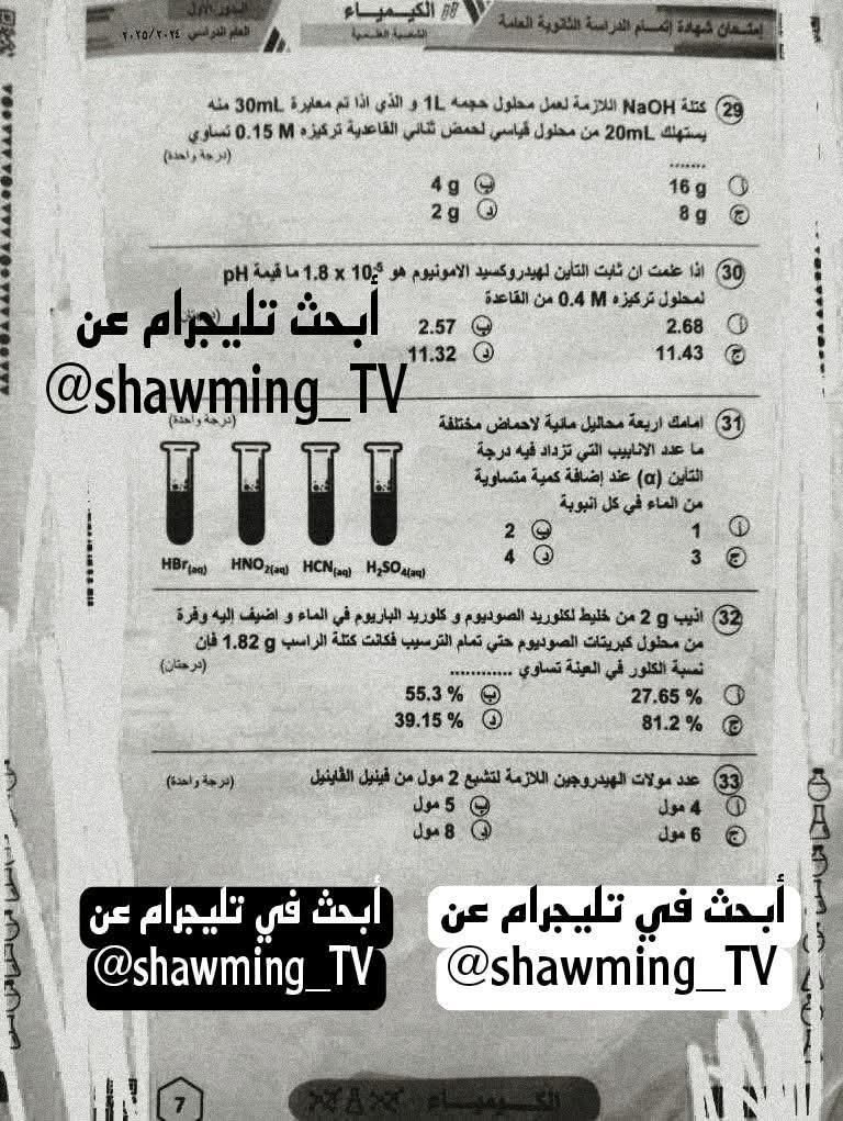 عاجل | شاومينج يزعم تسريب امتحان مادتى الكيمياء والجغرافيا للثانوية العامة قبل بدء اللجان.. والتعليم توضح - الخليج الان