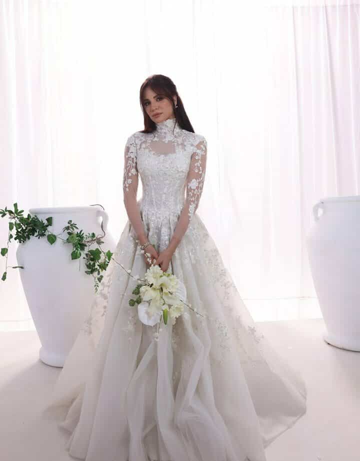 بعد صورتها بفستان الزفاف.. حقيقة زواج آمال ماهر - الخليج الان