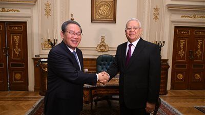 المستشار الدكتور حنفي جبالي يستقبل رئيس مجلس الدولة الصيني - الخليج الان