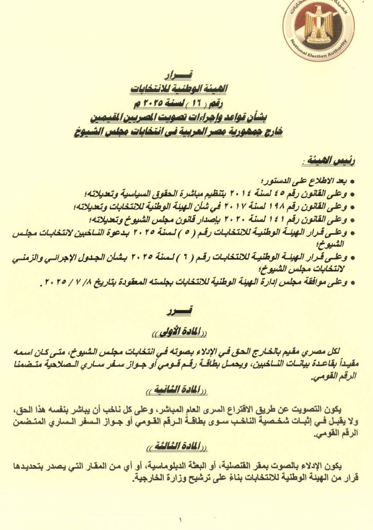 بعد إعلان الهيئة الوطنية.. تعرف علي عدد مترشحي الإسكندرية للانتخابات مجلس الشيوخ 2025 بالنظام الفردي - الخليج الان