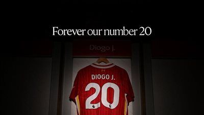 نادي ليفربول يعلن تعليق الرقم 20 للأبد بعد وفاة ديوجو جوتا - الخليج الان