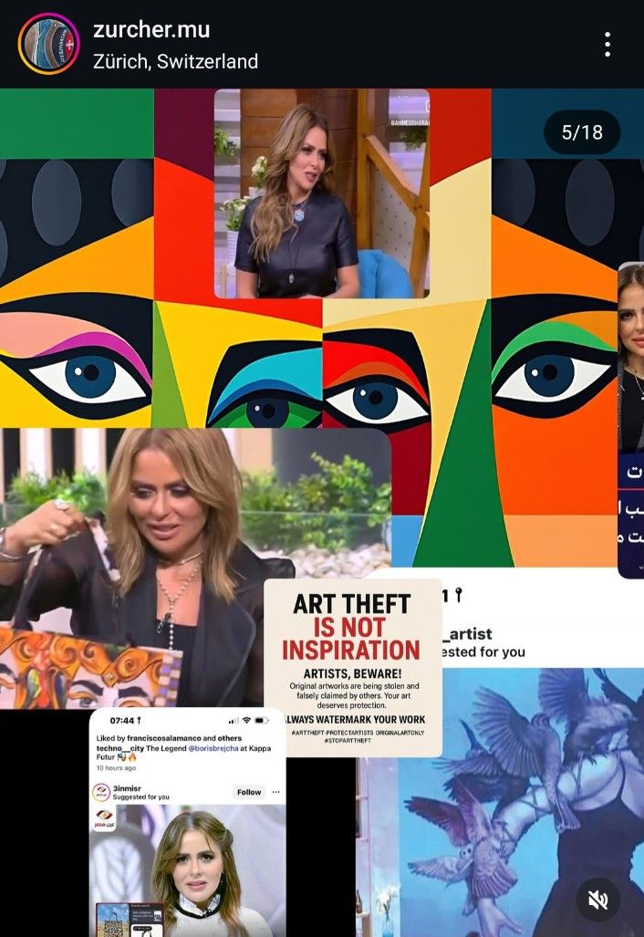 فنانة سويسرية توجه اتهام جديد بالسرقة لـ مها الصغير: استخدمت تصاميمي على الشنط بشكل غير قانوني - الخليج الان