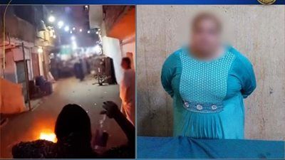 بسبب خلافات الجيرة.. القبض على سيدة ألقت زجاجات واعتدت بالسب على سكان عين شمس - الخليج الان