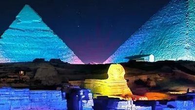 استئناف عروض الصوت والضوء بمنطقة أهرامات الجيزة - الخليج الان