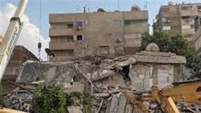 انتشال جثمان ضحية عقار الساحل وإخلاء العقارات المجاورة - الخليج الان