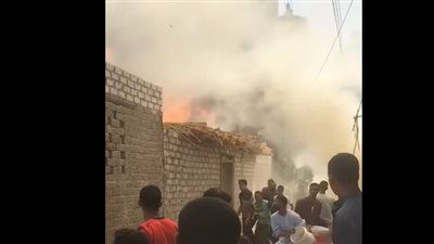 حرائق غامضة تلتهم منازل قرية برخيل بسوهاج.. ولا تفسير حتى الآن - الخليج الان