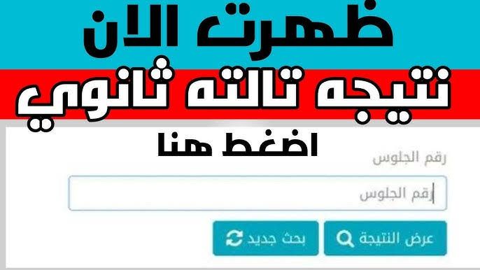 “مليون مبروك ” رابط الاستعلام عن نتيجة الشهادة الثانوية العامة 2025 برقم الجلوس والاسم فقط  شعبتي علمي وادبي