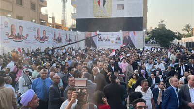 بحضور الآلاف.. "الجبهة الوطنية" ينظم مؤتمراً جماهيرياً حاشداً لدعم مرشحيه في انتخابات الشيوخ بالجيزة - الخليج الان