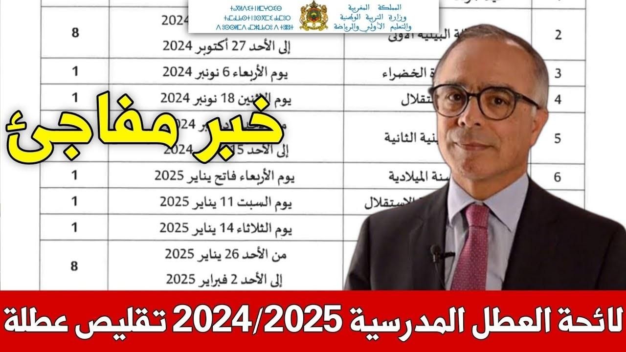 استراحة صيف .. موعد العطلة المدرسية في المغرب 2025 فرحة طلابية