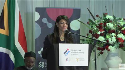 وزيرة التخطيط تُشارك في الجلسة الافتتاحية للاجتماع الوزاري العالمي الأول للمشروعات الصغيرة والمتوسطة بجنوب أفريقيا - الخليج الان