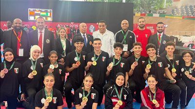 منتخب الكاراتيه يحقق 12 ميدالية متنوعة بمنافسات اليوم الأول ببطولة إفريقيا بنيجيريا - الخليج الان