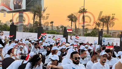 بأعلام مصر وصور الرئيس السيسي.. توافد كبير على مؤتمر مستقبل وطن لدعم مرشحيه في انتخابات الشيوخ بالجيزة - الخليج الان