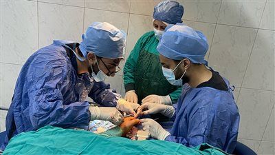 مركز الحروق بمستشفى ههيا ينجح في إجراء جراحة دقيقة لإنقاذ يد تعرضت لقطع بالأوتار والأنسجة - الخليج الان