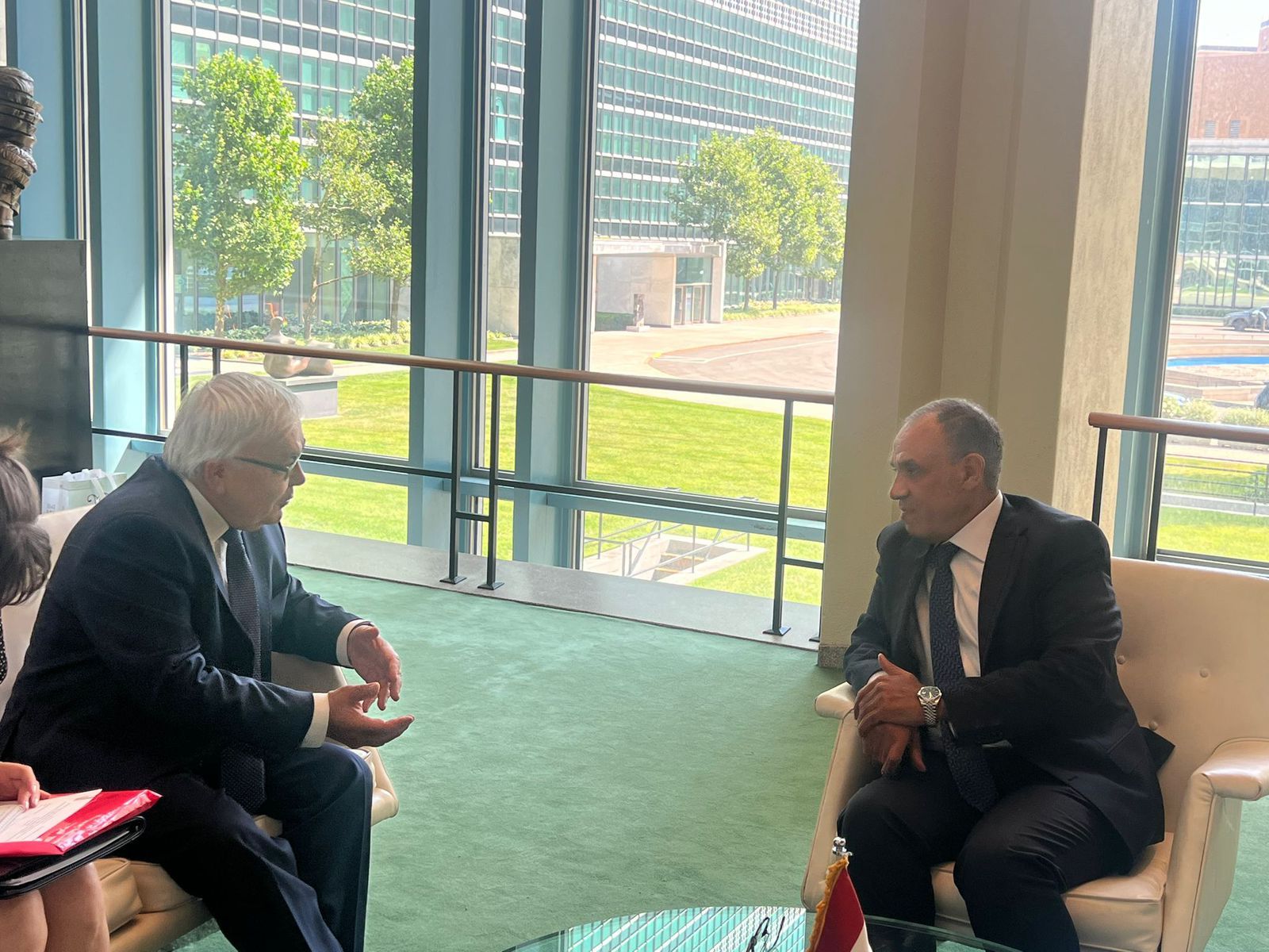 وزير الخارجية من نيويورك: يجب انسحاب إسرائيل من كافة الأراضي السورية - الخليج الان