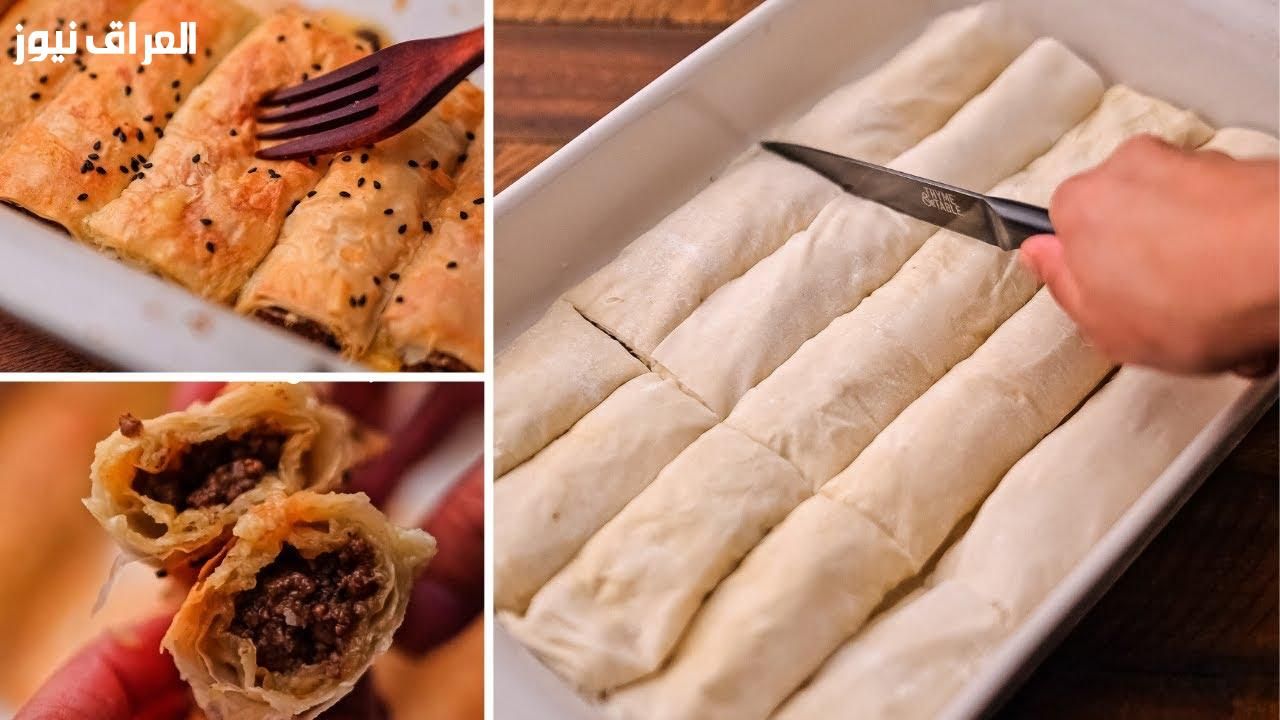 اللي يحب الأكل المصري.. طريقة عمل الجلاش باللحمة المفرومة صوابع طعم بيتي