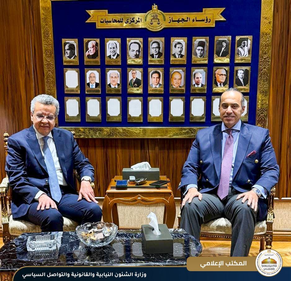 الوزير محمود فوزي يلتقي رئيس الجهاز المركزي للمحاسبات - الخليج الان