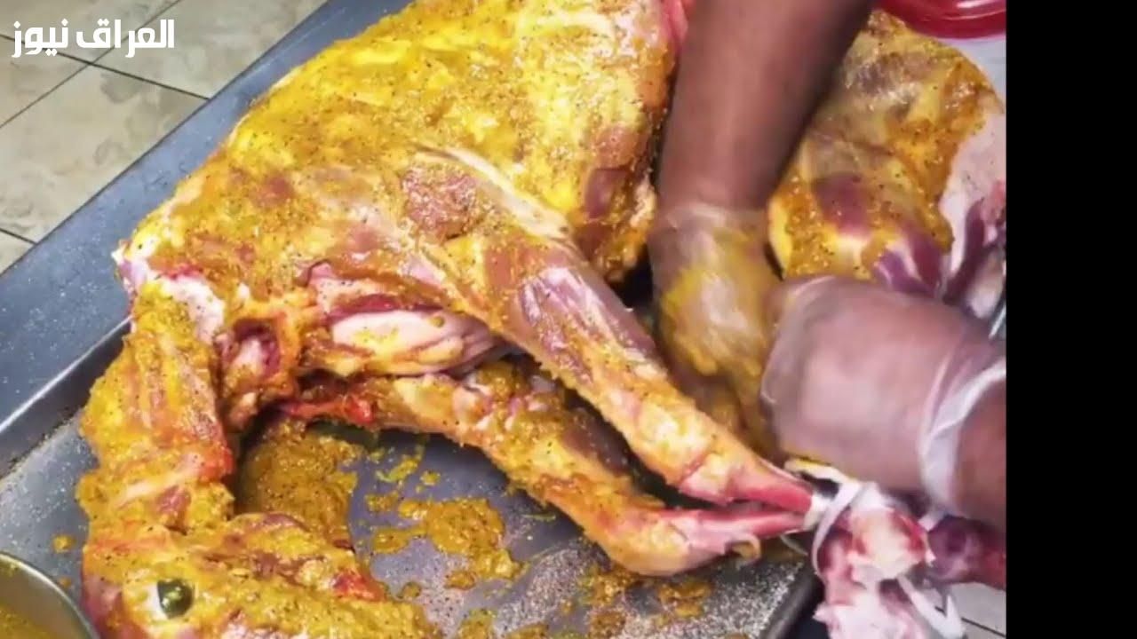 طراوة الفحم .. طريقة عمل لحم خروف مشوي بالفرن طعم ولا أطيب