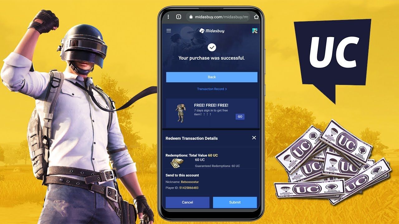 بضغطة زر استلم فورا.. كيفية شحن شدات ببجي موبايل PUBG Mobile عبر منصة ميداس باي Midasbuy