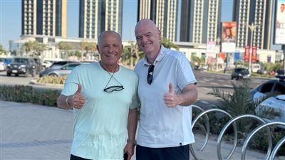 إنفانتينو يتجول في العلمين ويشيد بالنهضة العمرانية في مصر - الخليج الان