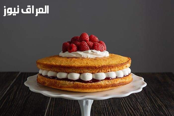 حلى ملكي..عمل فكتوريا كيك بطبقات الكريمة المخملية