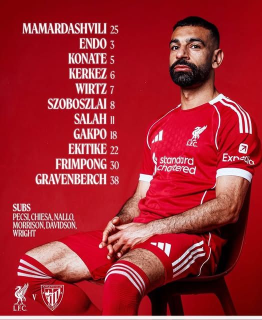 تشكيل ليفربول الرسمي ضد أتلتيك بلباو ودياً.. موقف محمد صلاح - الخليج الان