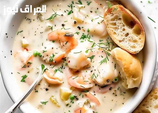 شغّل الدفاية.. طريقة عمل شوربة السي فود بالكريمة فيها مزاج