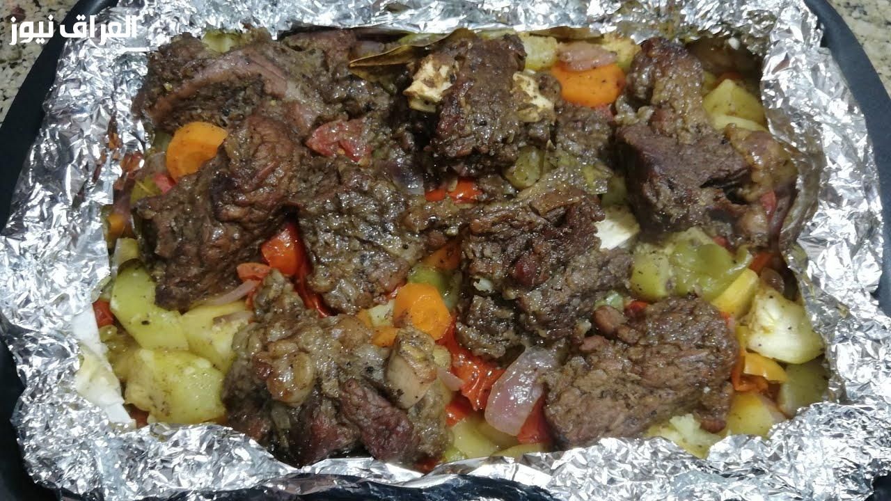 ورقة لحم مثالية..طريقة عمل ورقة اللحم البتلو بصوص الطماطم المخمري