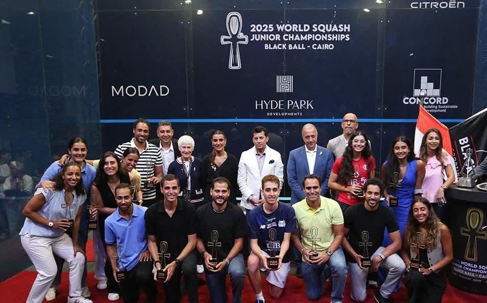الاتحاد الدولي يشيد بتنظيم مصر لبطولة العالم للناشئين في الإسكواش - الخليج الان